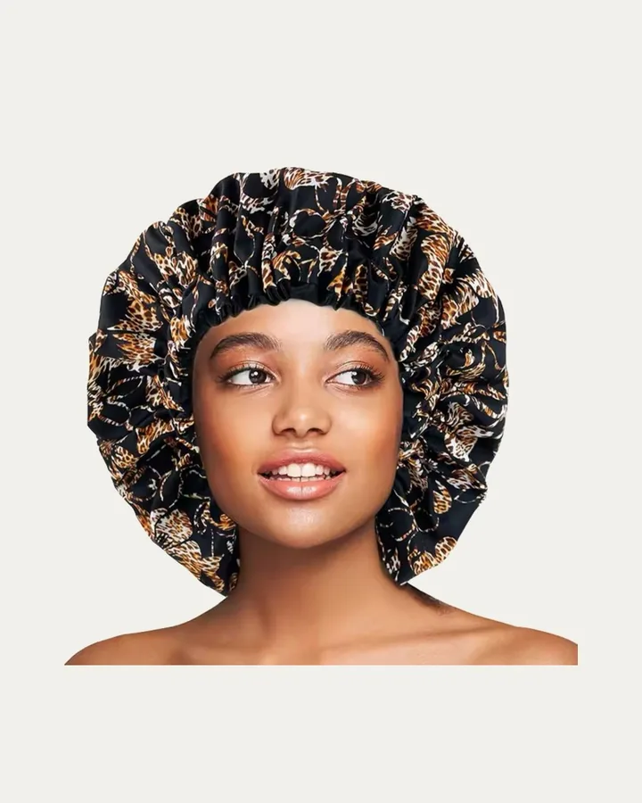 Bonnet de nuit à motifs africains Léopard, Proli Cotonou