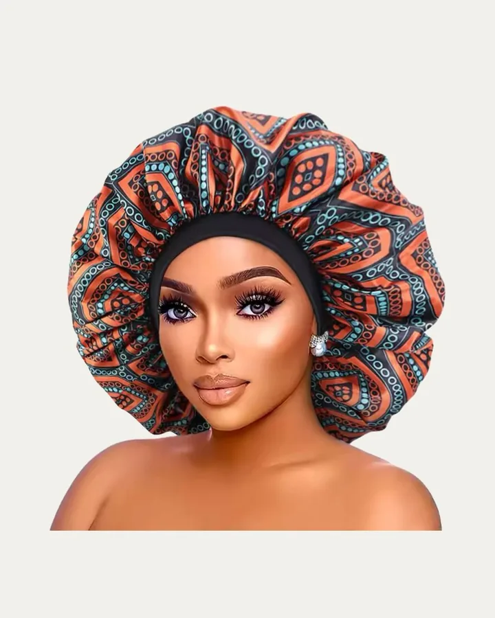 Bonnet de nuit à motifs africains, Proli, Proli Cotonou