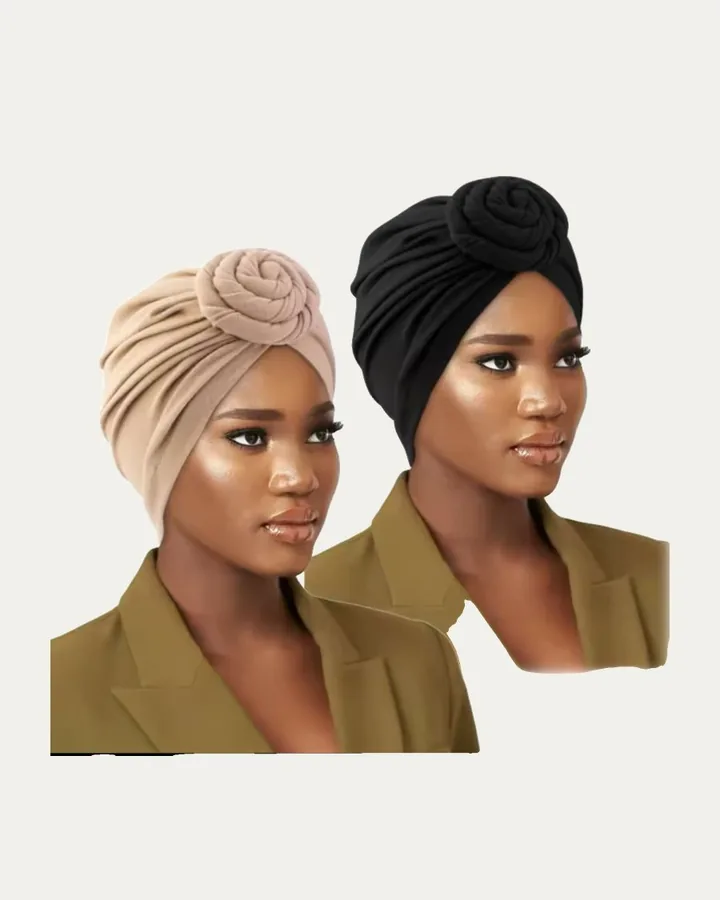 Turban noué uni, Proli, Proli Cotonou